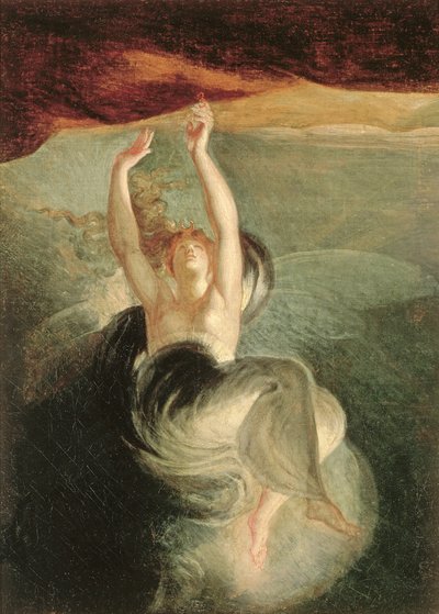 Titania findet den magischen Ring am Ufer, aus 